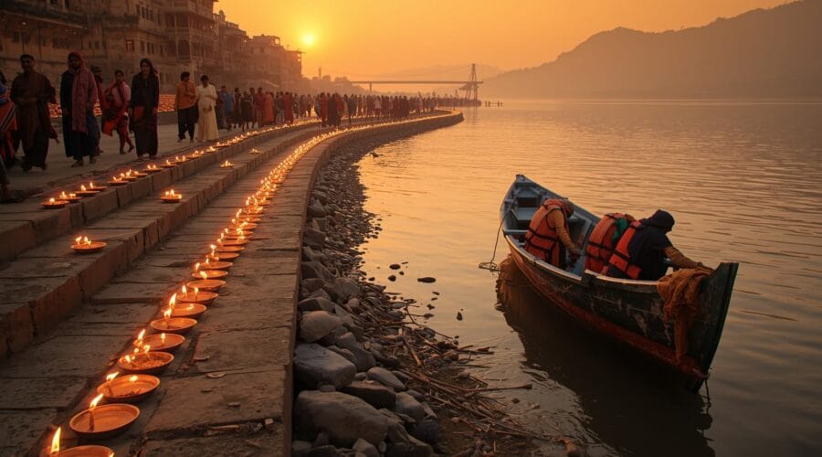 River Lamps, Kamadgiri Steps, and a Day that Walks with You